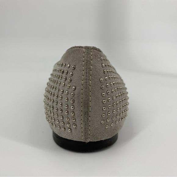 Balenciaga y2k Gray Studded Ballet Flats - Picture 7 of 16